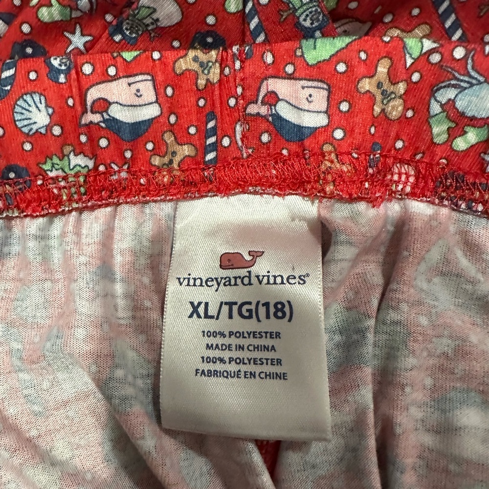 Vineyard Vines women’s  Pajama Bottoms in Red and White - Picture 7 of 7